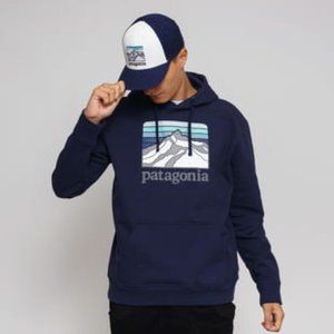 Patagonia Line Ridge Uprisal Logo Hooded Sweatshirt Small